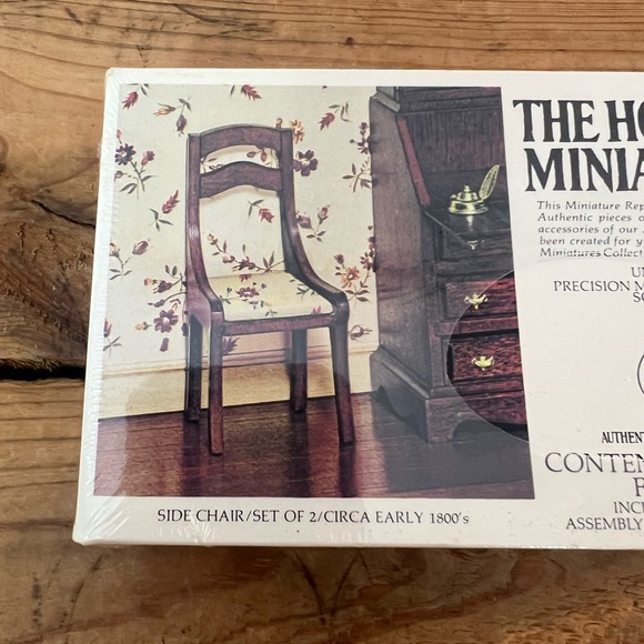 The house of miniatures side chair new old stock - Picture 2 of 4